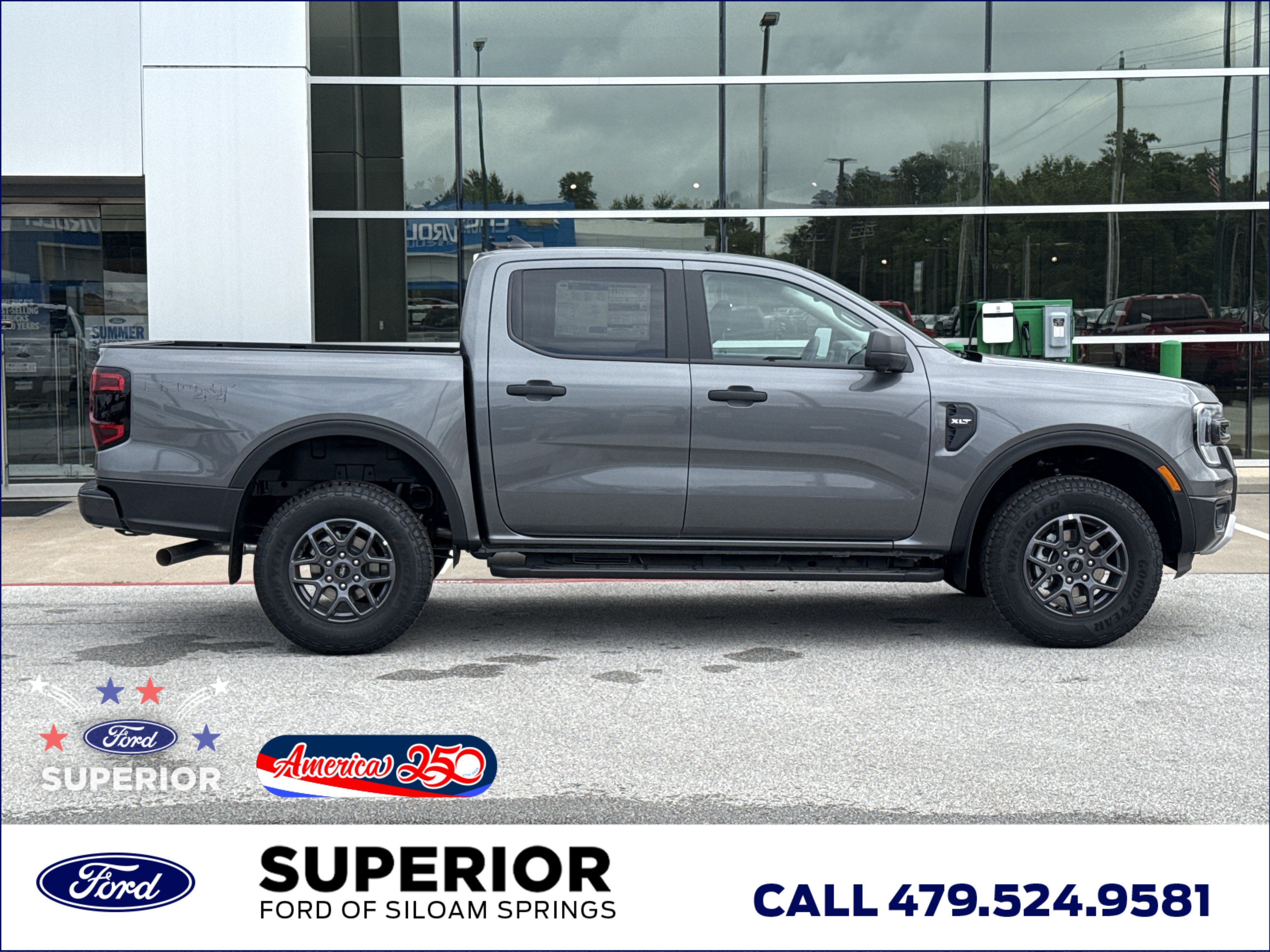 New 2026 Carbonized Gray Metallic Ford XLT 4WD image 2