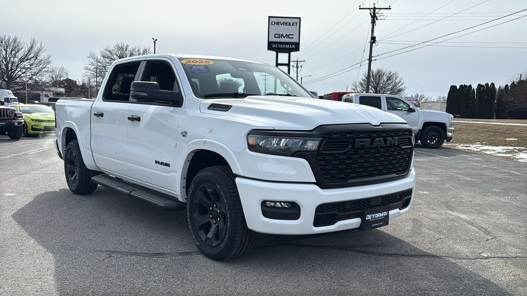 New 2026 Bright White Clear-Coat Exterior Paint RAM Big Horn/Lone Star image 2