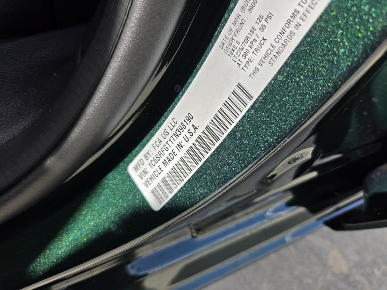 New 2026 Serrano Green Metallic Ram Warlock image 21
