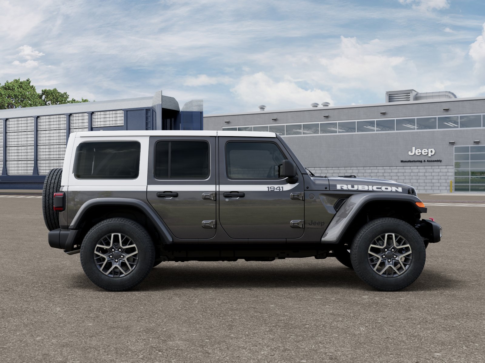 New 2026 Granite Crystal Metallic Clear-Coat Exterior Paint Jeep Sahara image 12