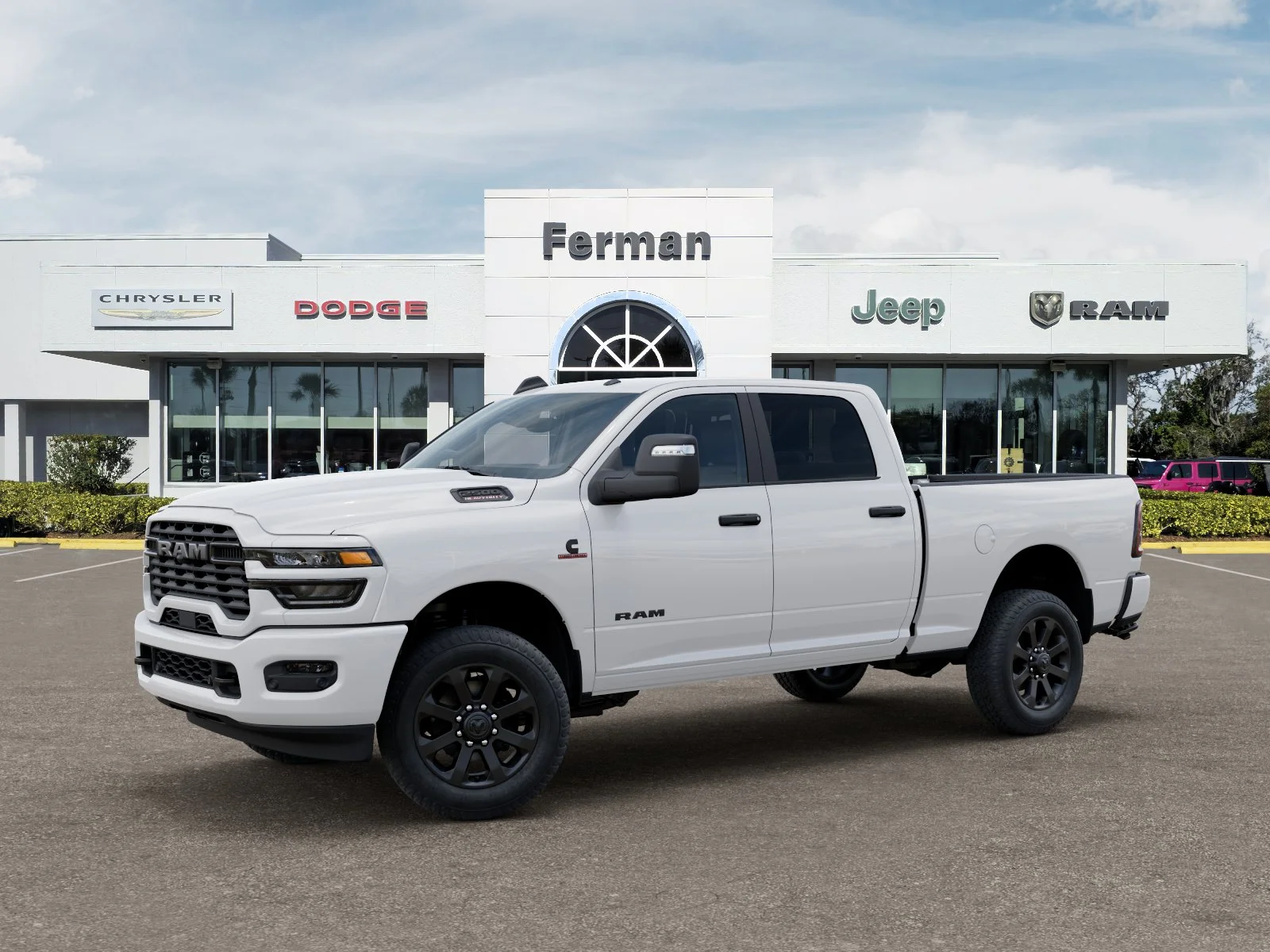 New 2026 Bright White Clear-Coat Exterior Paint RAM Big Horn image 33