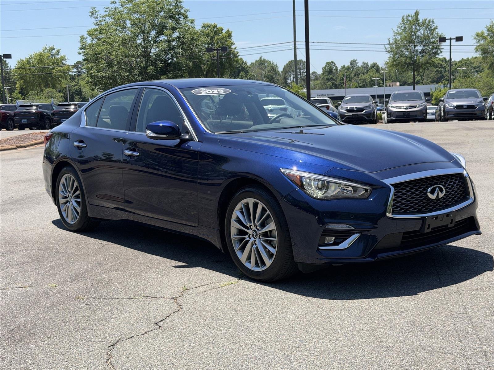 Used 2023 Grand Blue INFINITI LUXE image 32