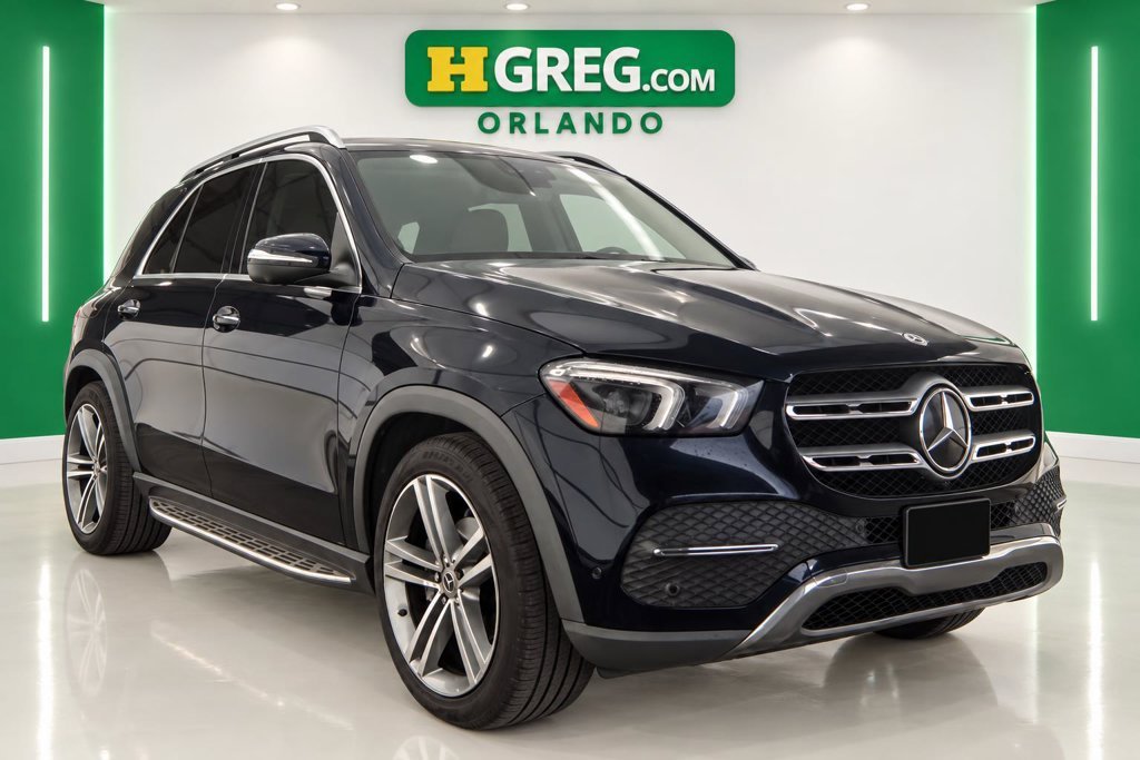 Used 2021 Lunar Blue Metallic Mercedes-Benz GLE 350 image 3