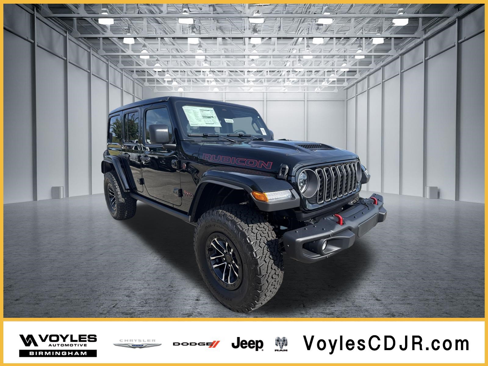 New 2026 Black Clear-Coat Exterior Paint Jeep Rubicon X image 1