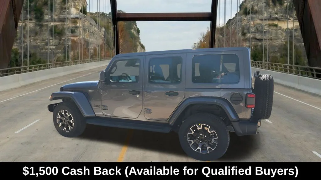 New 2026 Granite Crystal Metallic Clear-Coat Exterior Paint Jeep Sahara image 7