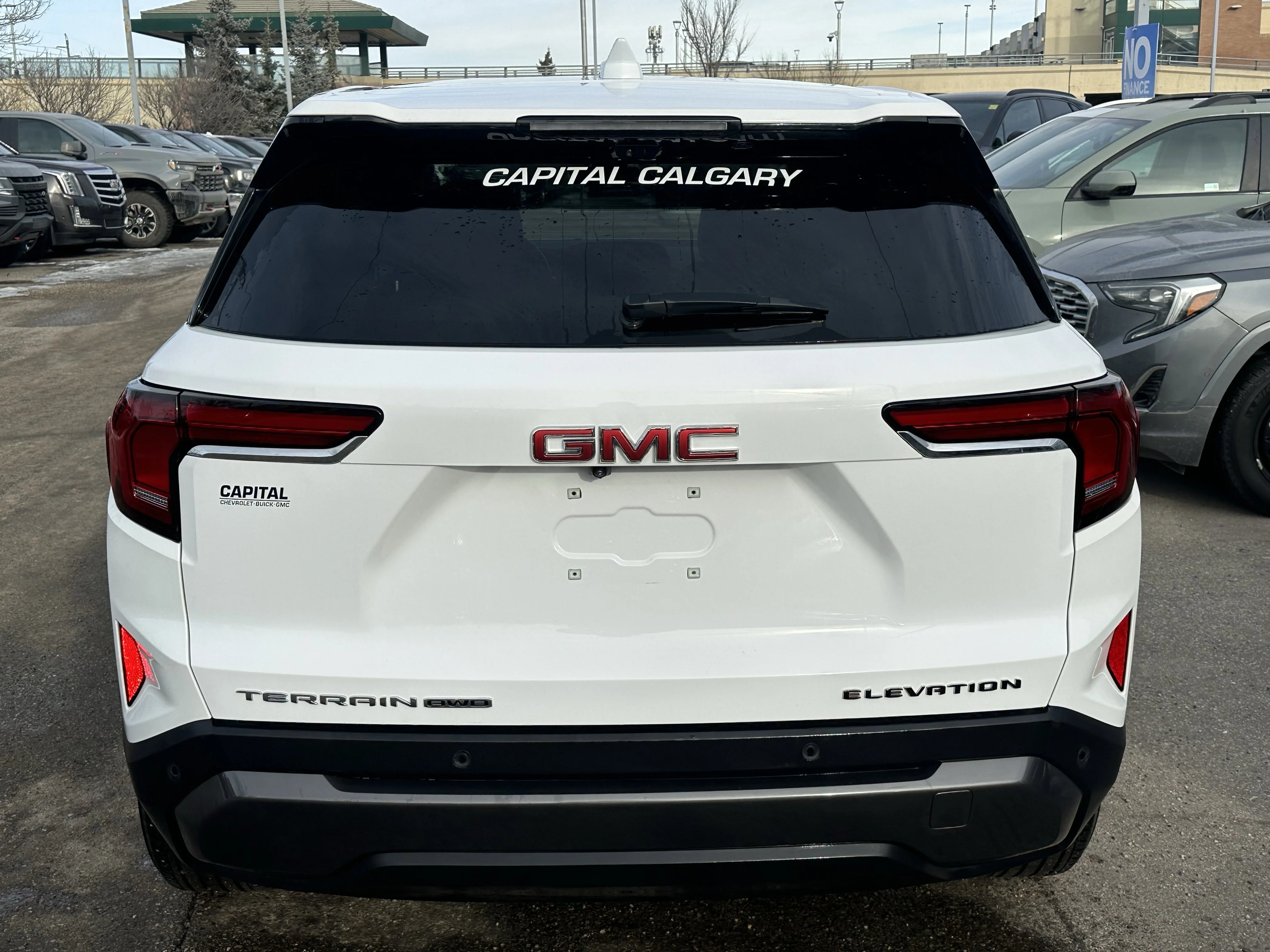 Certified Used 2025 White GMC AWD Elevation image 5