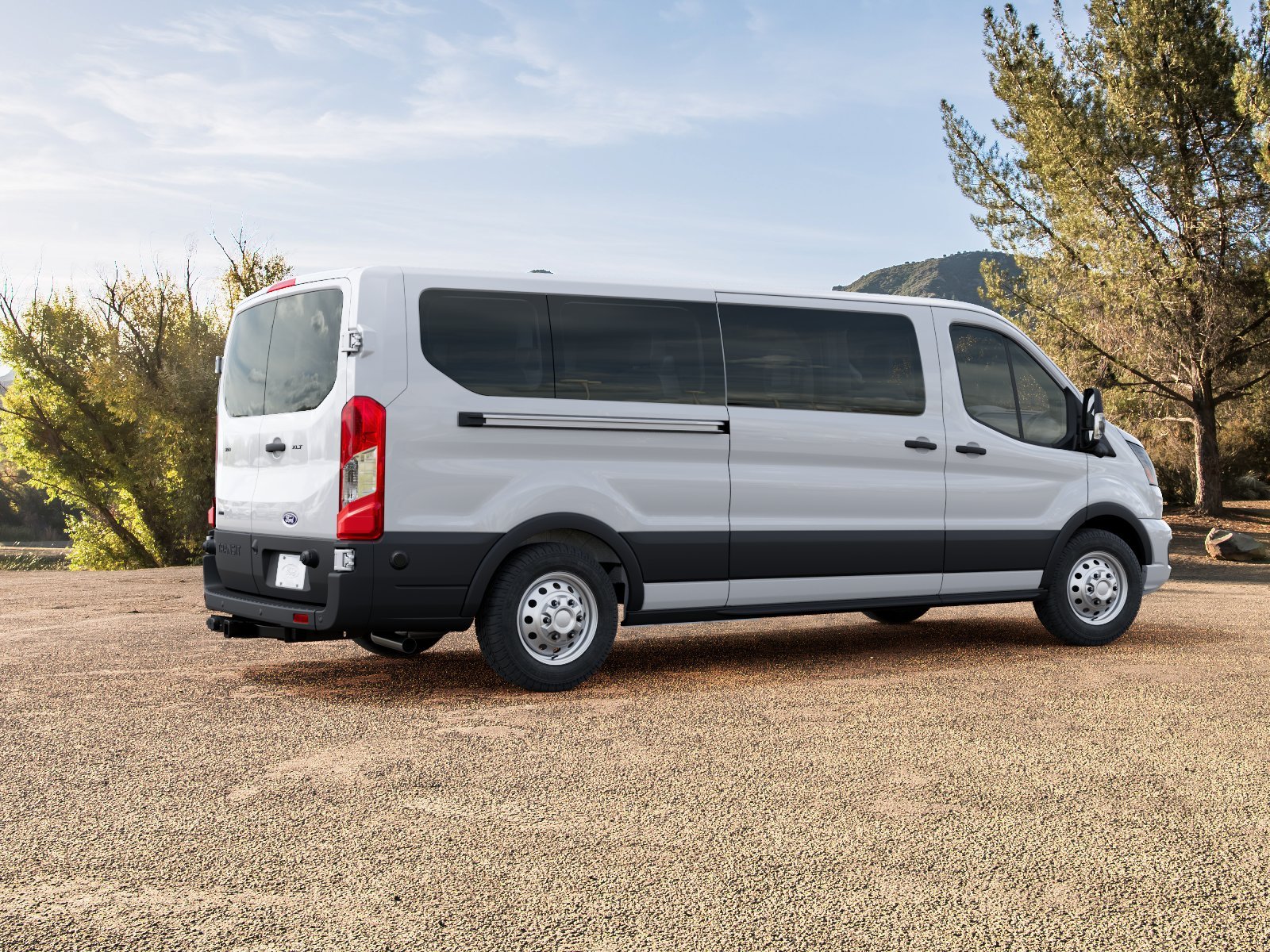 New 2027 Oxford White Ford Passenger Van XLT image 6