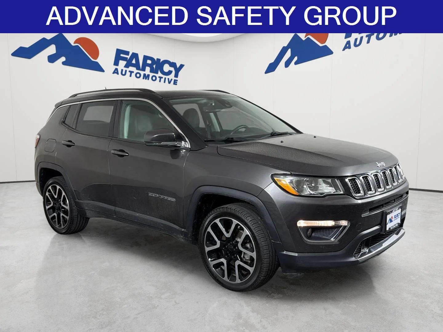 Used 2019 Granite Crystal Metallic Clearcoat Jeep Limited image 2