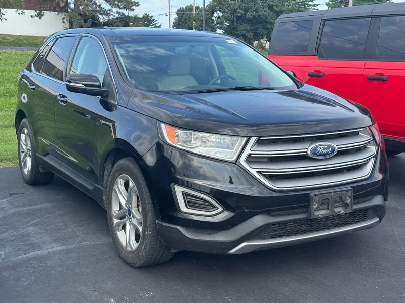 Used 2018 Shadow Black Ford Titanium image 2