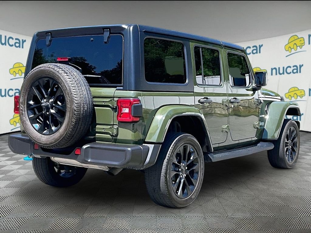 Used 2023 Green Jeep Sahara 4xe image 6