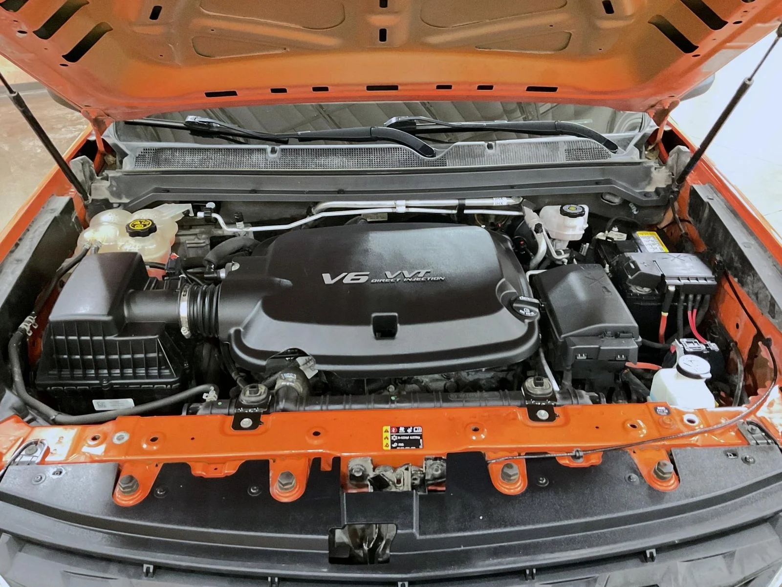 Used 2021 Orange Chevrolet Work Truck image 24