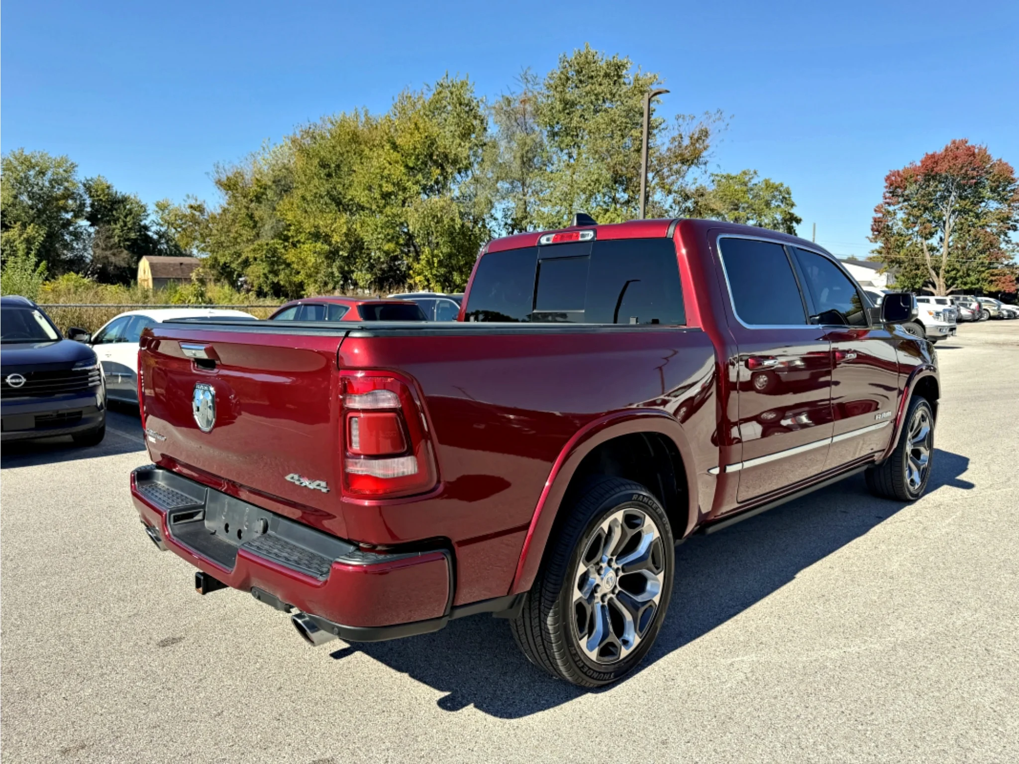 Used 2019 Delmonico Red Pearlcoat Ram Limited image 24