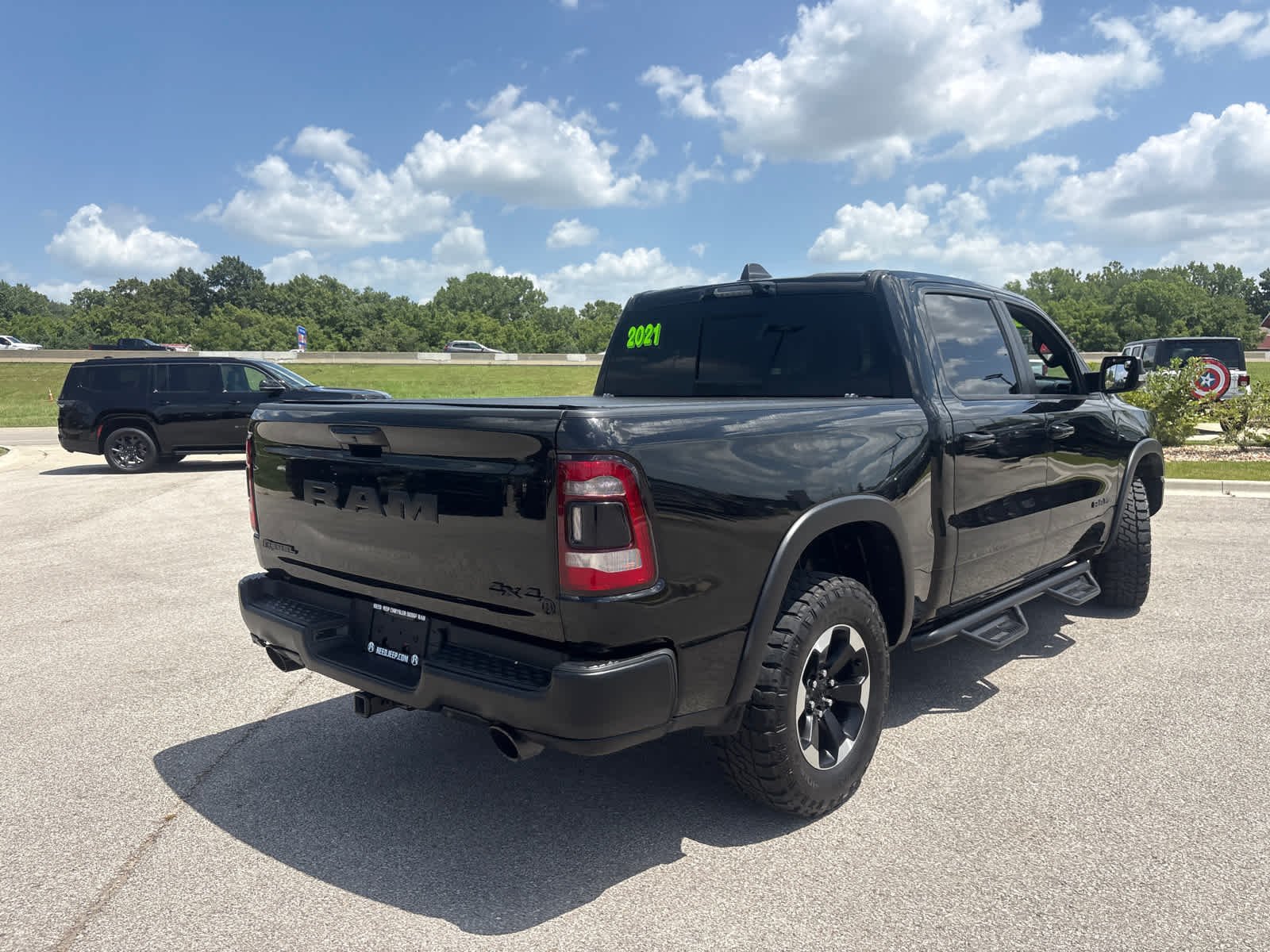 Used 2021 Diamond Black Crystal Pearlcoat Ram Rebel image 10