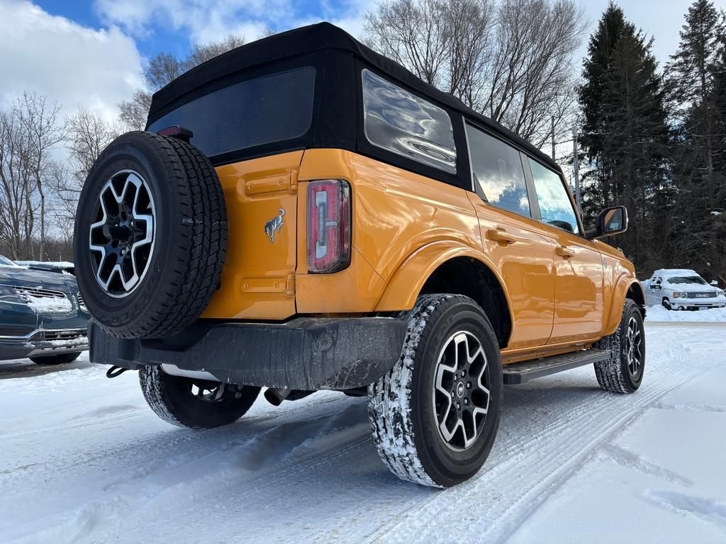 Used 2022 Orange Metallic Ford Outer Banks 4 door Luxury Pkg Navigation image 7