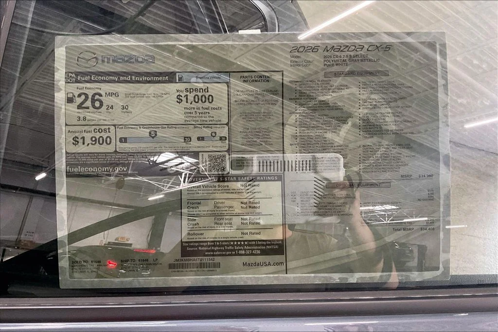 New 2026 Polymetal Gray Metallic Mazda 2.5 S Select AWD image 12