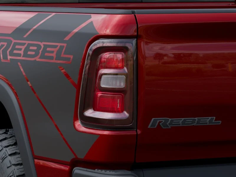 New 2027 Molten Red Pearl-Coat Exterior Paint RAM REBEL image 5