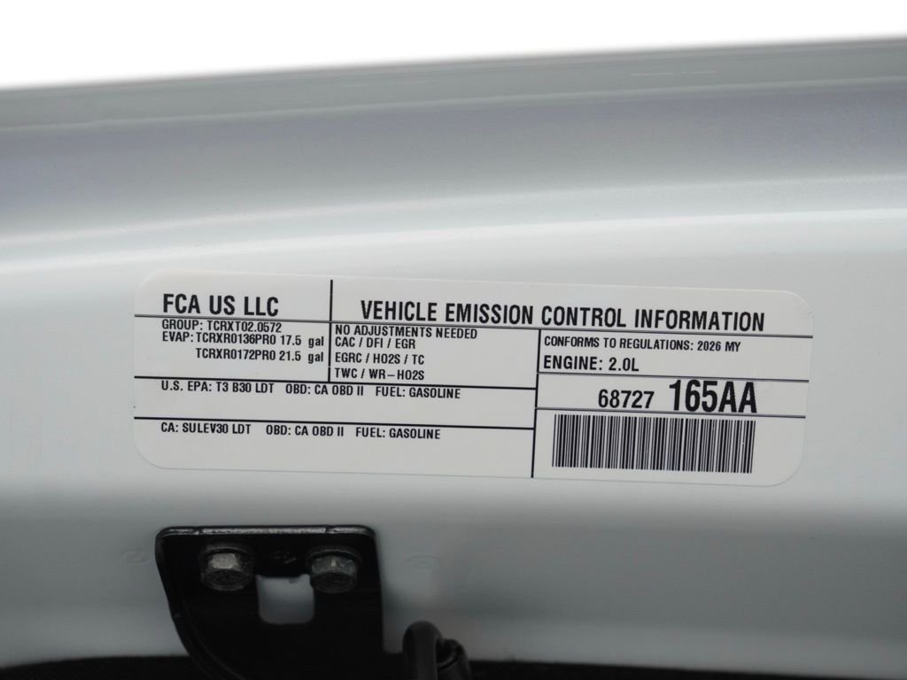 New 2026 Bright White Clear-Coat Exterior Paint Jeep Sport image 25