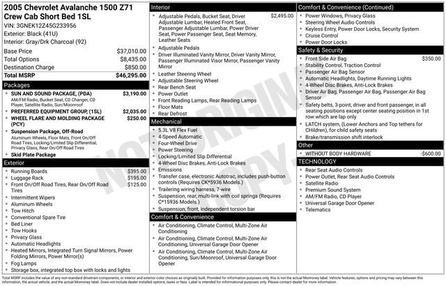 2005 Chevrolet Avalanche Base