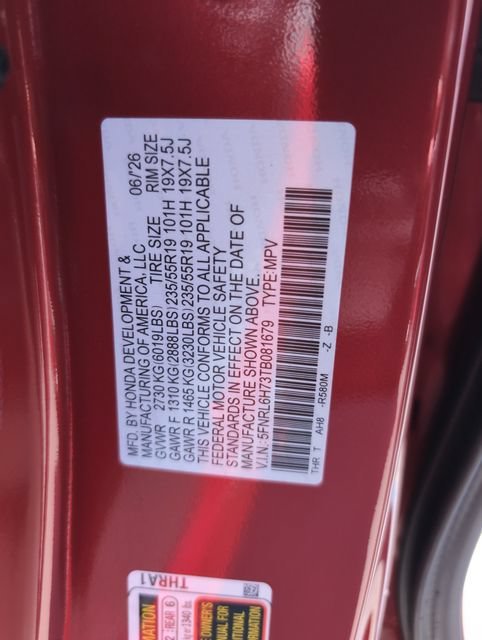 New 2026 Radiant Red Honda Sport-L image 21