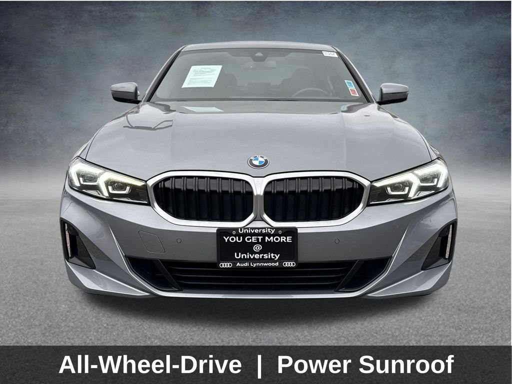 Used 2023 Gray Metallic BMW 330i xDrive image 2