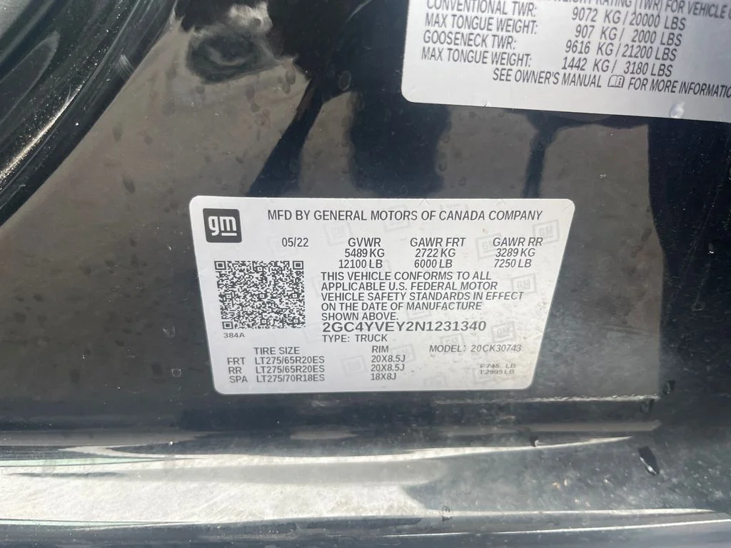 Certified Used 2022 Black Chevrolet High Country image 35