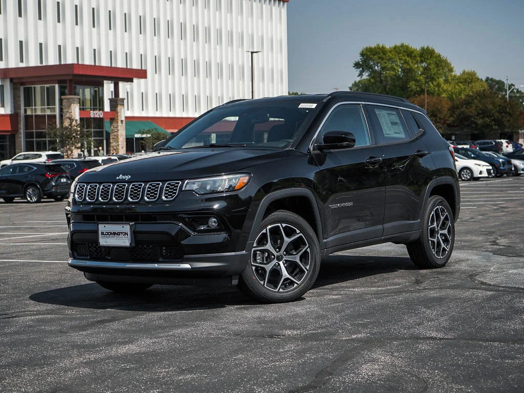 New 2026 Diamond Black Crystal Pearlcoat Jeep Limited image 1
