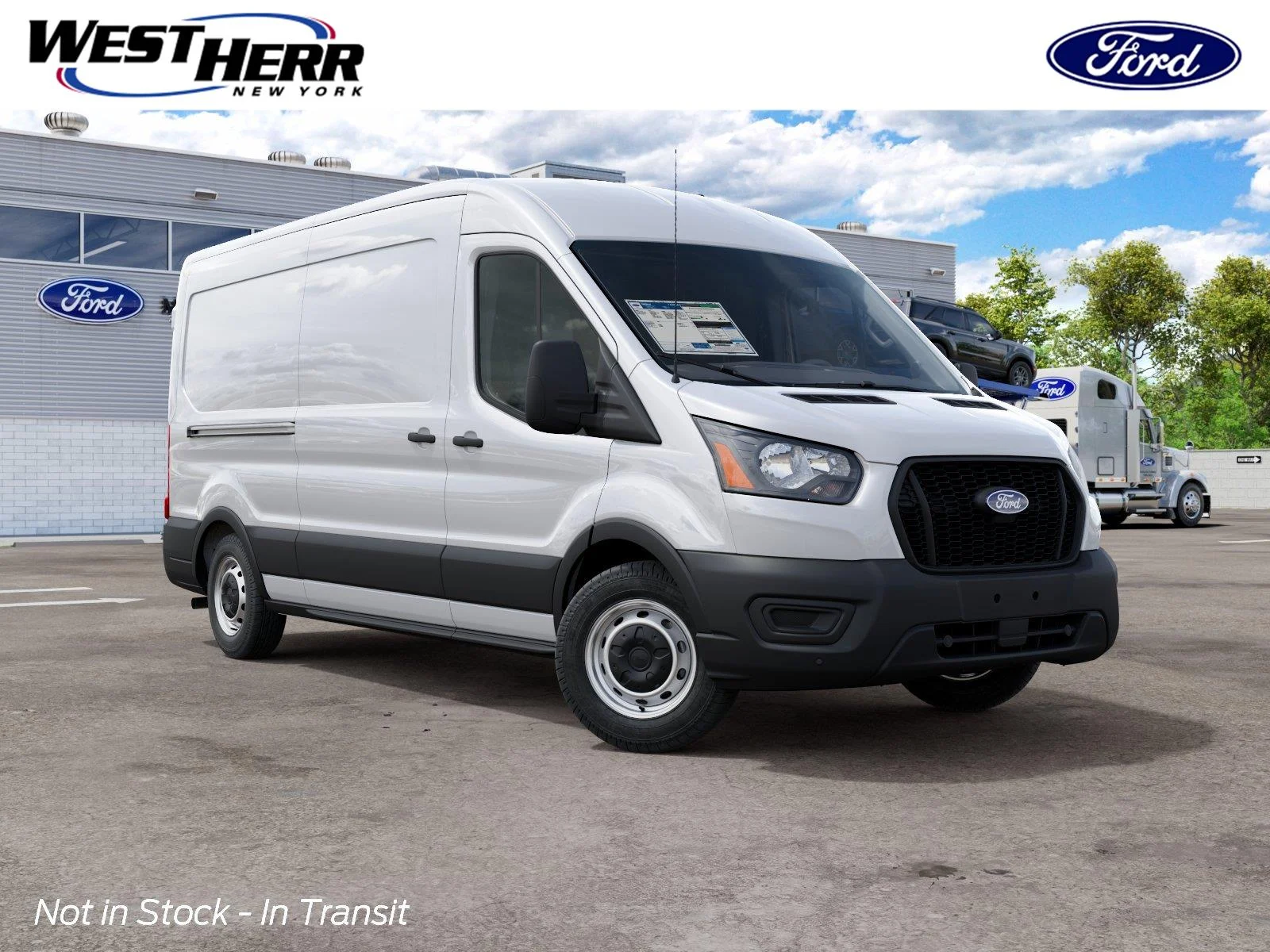 New 2027 Oxford White Ford Cargo Van image 1