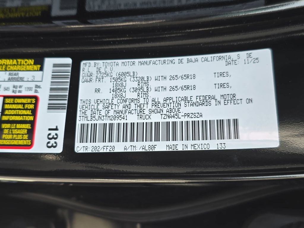 Used 2026 Black Toyota SR5 image 37