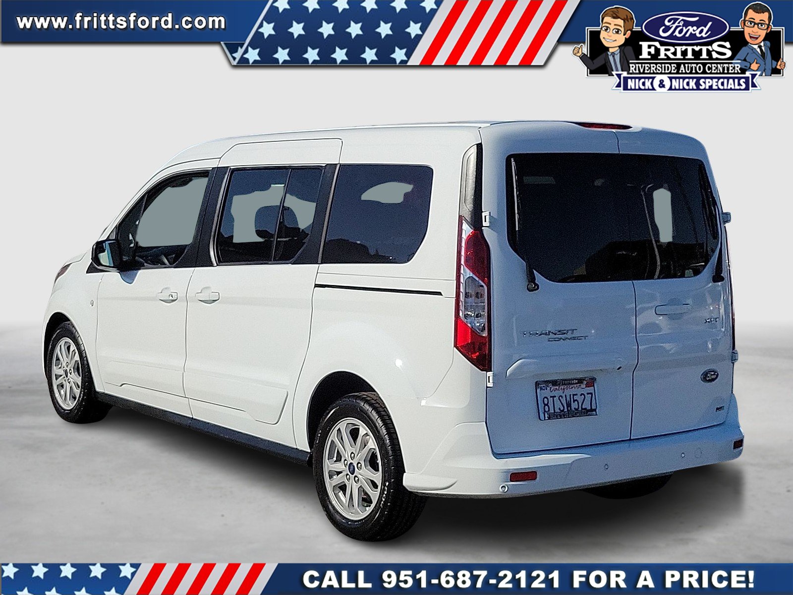 Certified Used 2020 Frozen White Ford XLT Passenger Wagon image 3