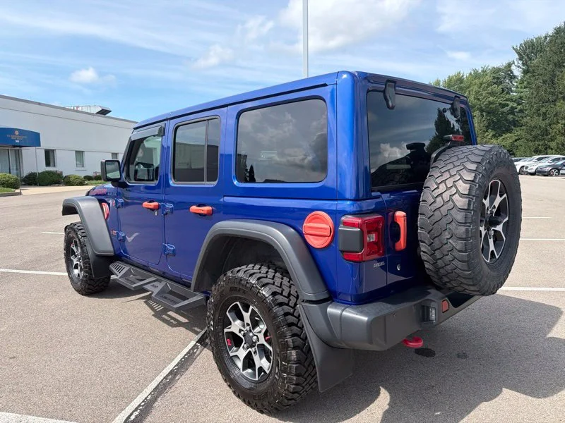 Used 2020 Blue Jeep Unlimited Rubicon image 5