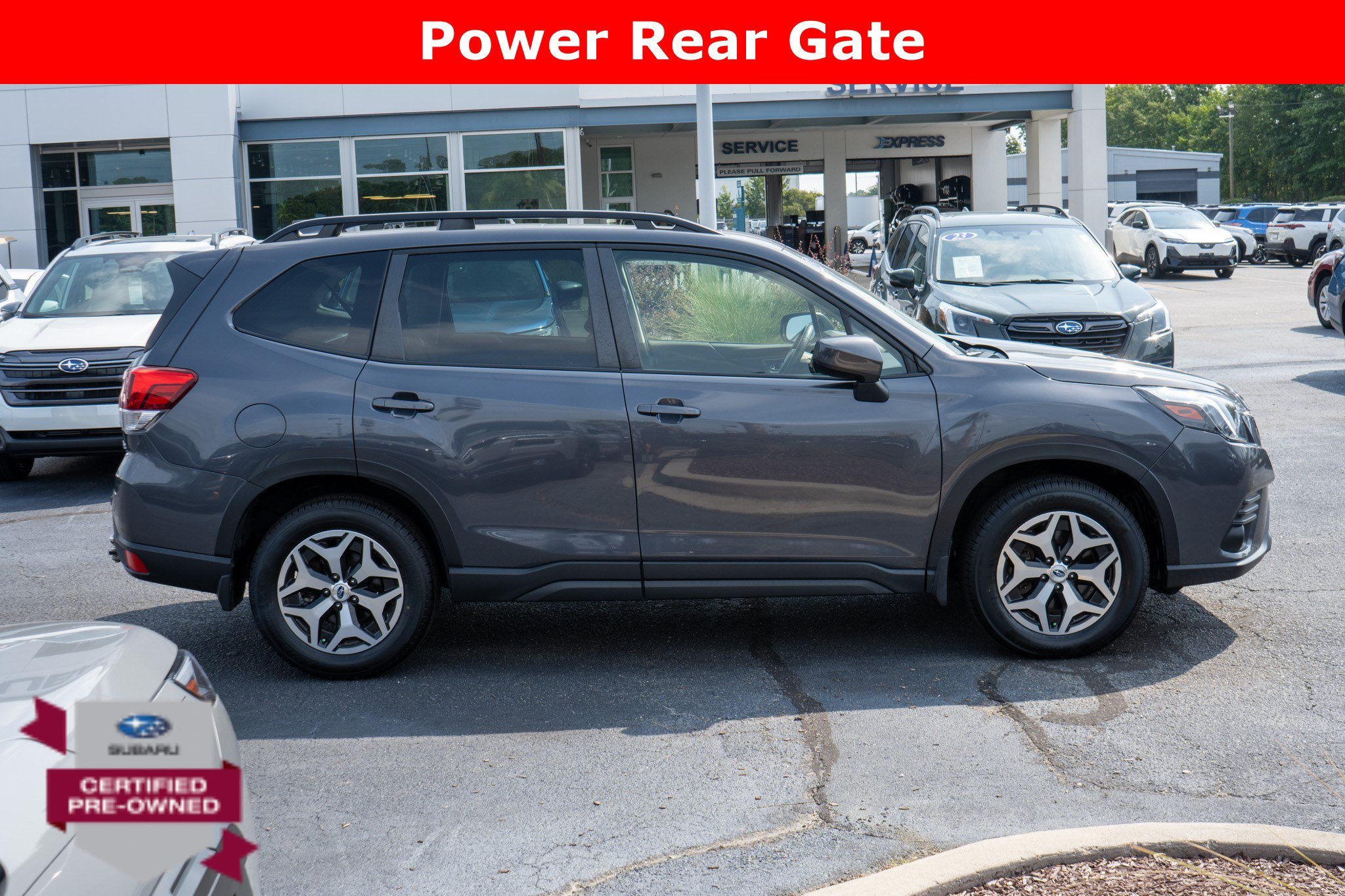 Used 2023 Magnetite Gray Metallic Subaru Premium image 2