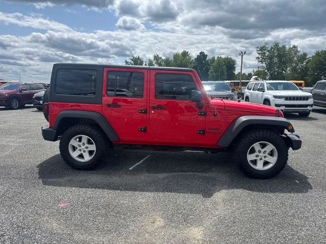 Used 2017 Firecracker Red Clearcoat Jeep Unlimited Sport image 8