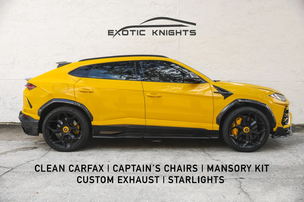 Used 2019 Yellow Lamborghini Base image 1