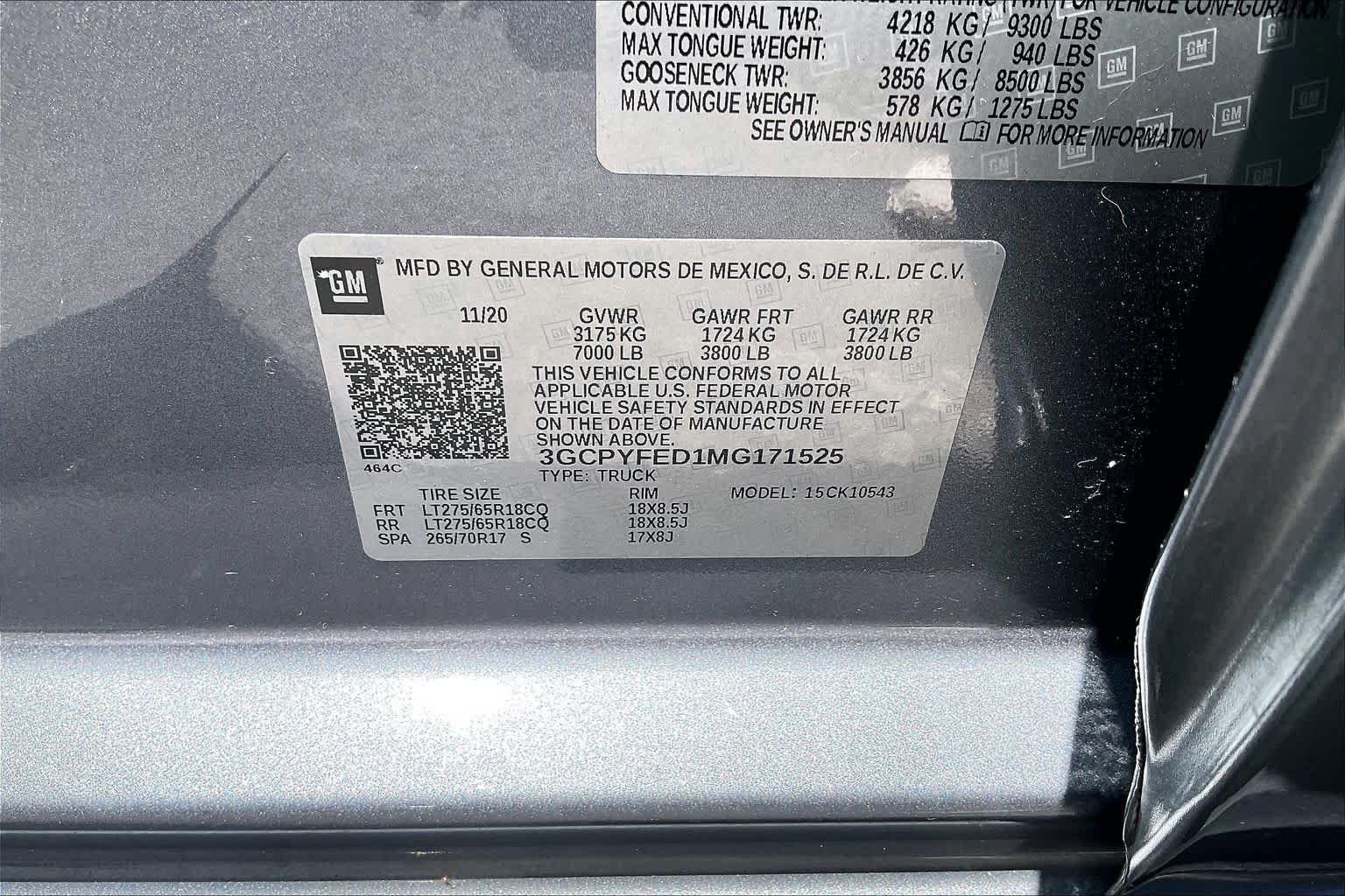 Used 2021 SATIN STEEL METALLIC Chevrolet LT Trail Boss image 30