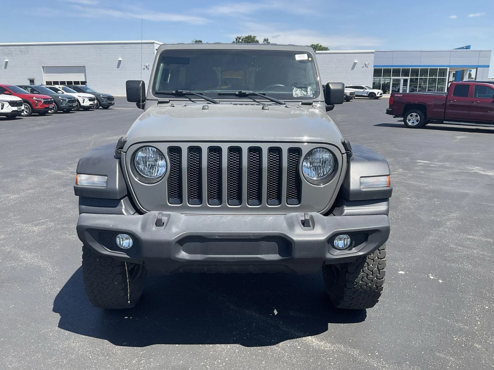 Used 2021 Sting-Gray Clearcoat Jeep Unlimited Sport Altitude image 2