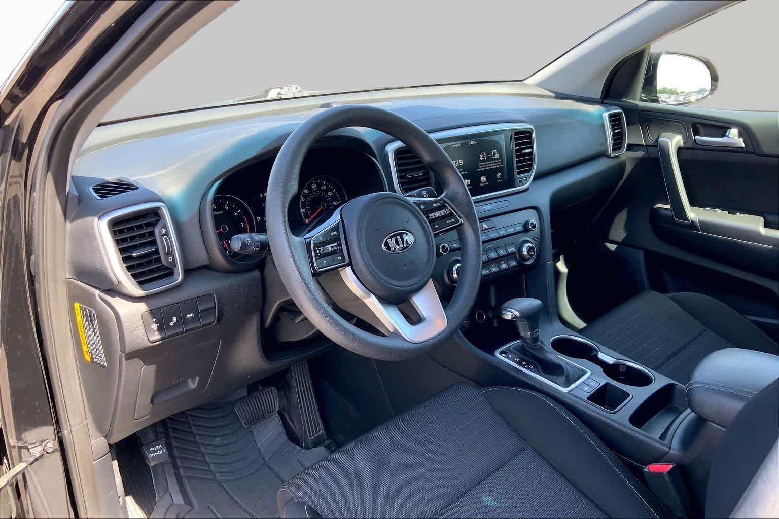 Used 2021 Black Cherry Kia LX image 16