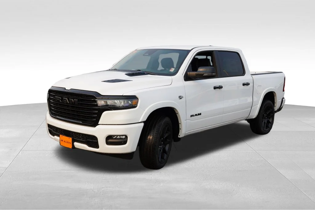 New 2026 Bright White Clear-Coat Exterior Paint RAM Laramie image 7