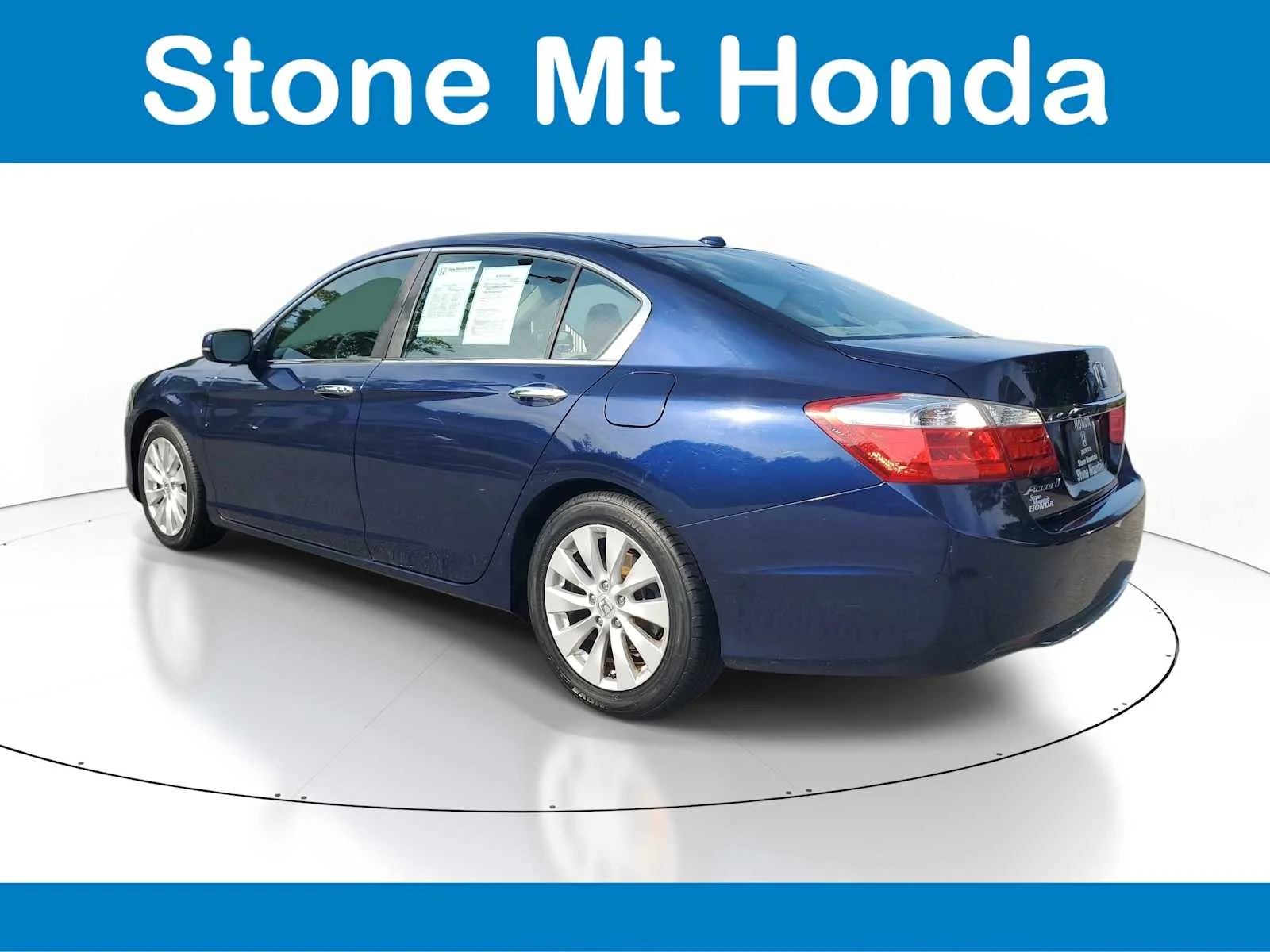 Used 2015 Obsidian Blue Pearl Honda EX-L image 4