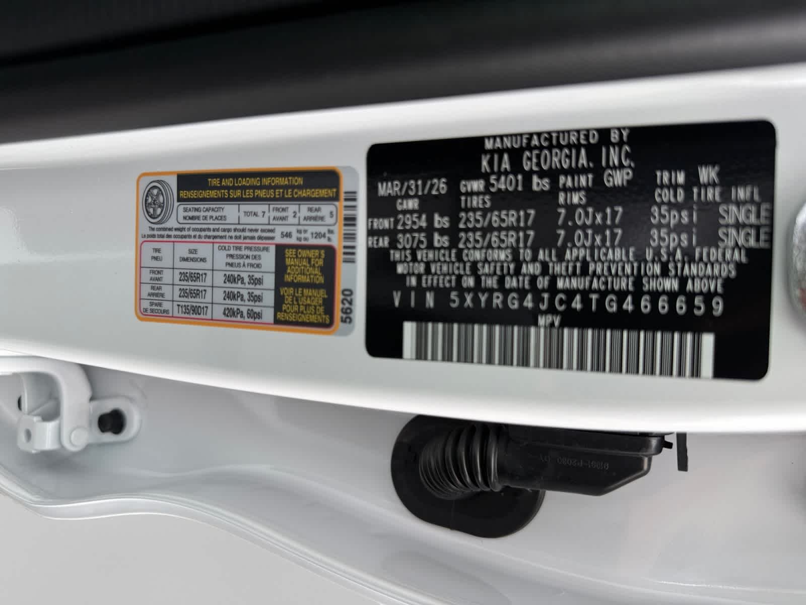 New 2026 Glacial White Pearl Kia LX image 25
