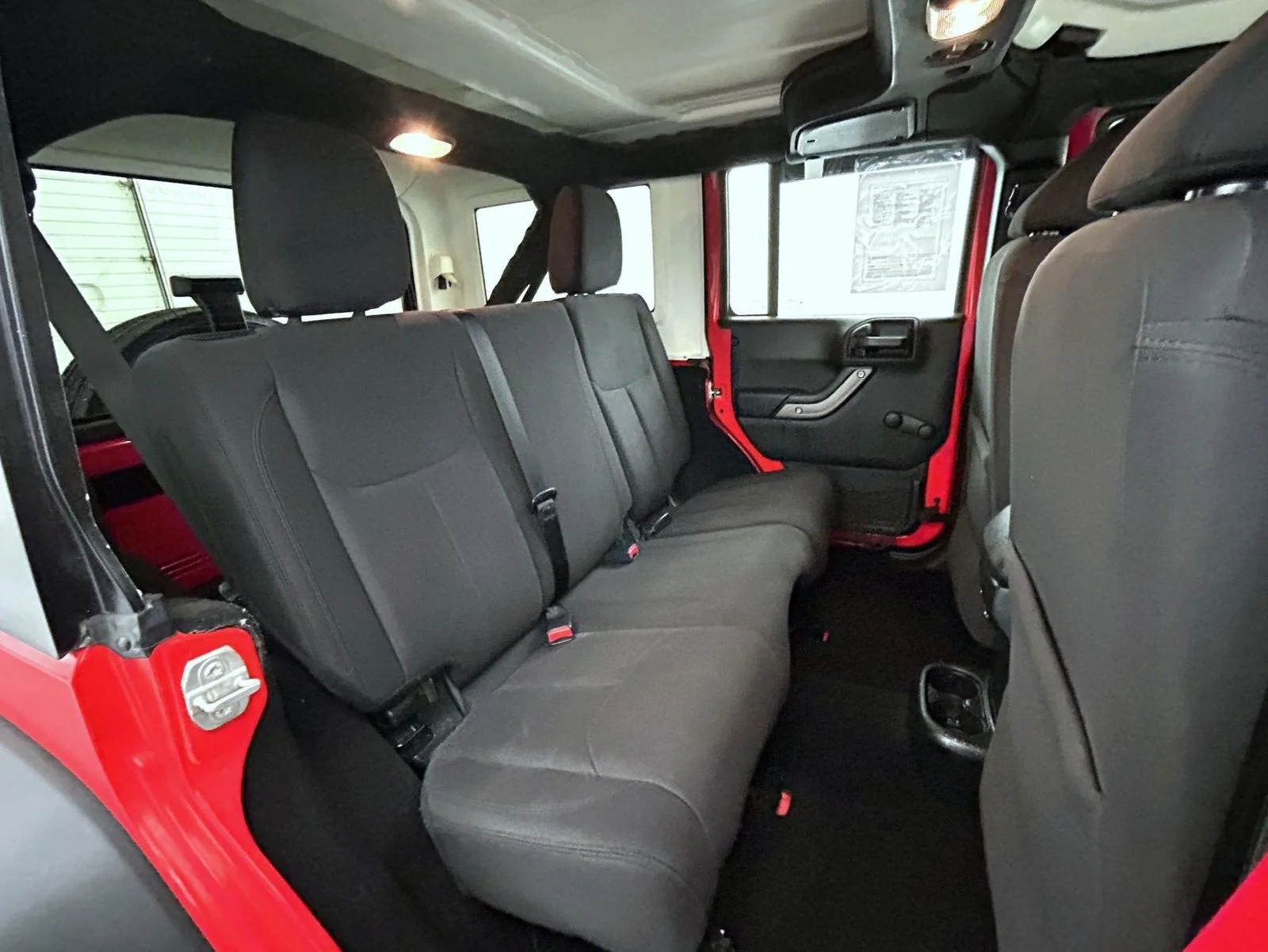 Used 2017 Red Jeep Unlimited Sport image 18