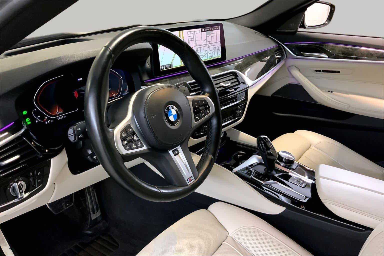 Certified Used 2023 Carbon Black Metallic BMW 540i xDrive image 17