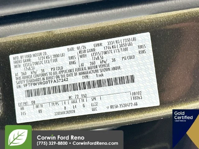 Certified Used 2026 Green Ford Raptor image 36