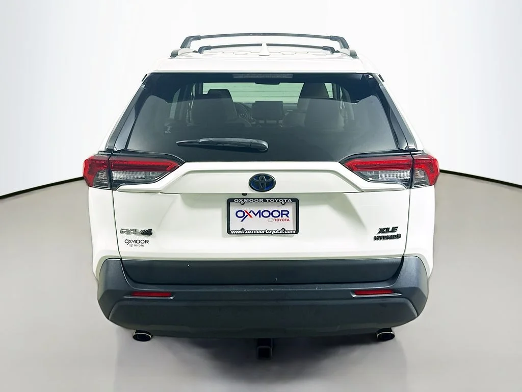 Certified Used 2022 White Toyota Hybrid XLE image 6