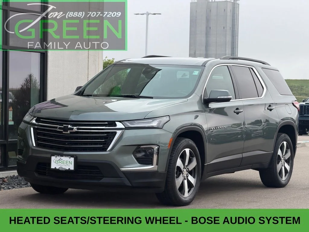 Used 2022 Green Chevrolet LT Leather image 1