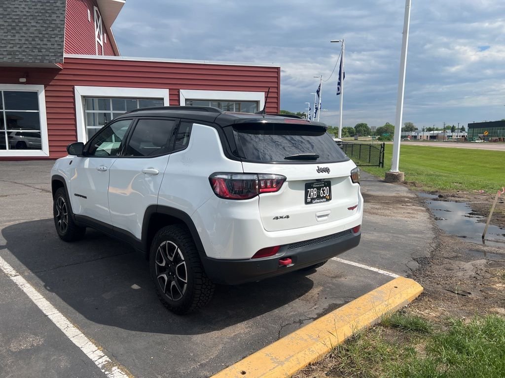 Used 2024 White Jeep Trailhawk image 2