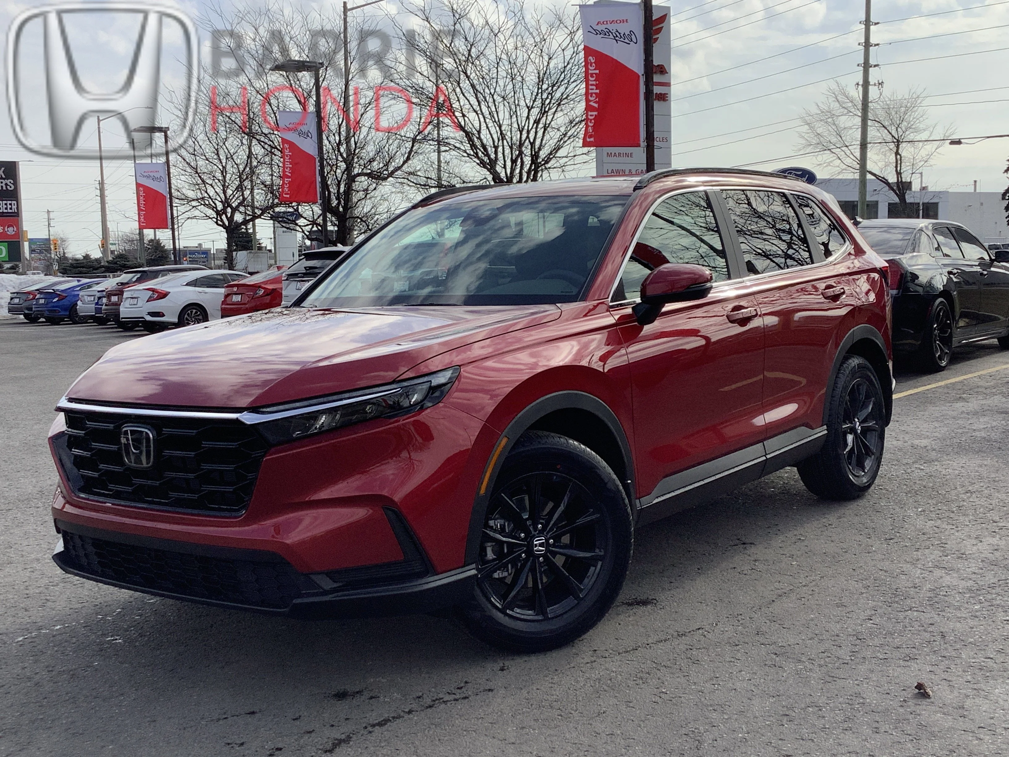 New 2026 Radiant Red Metallic Honda Sport image 1