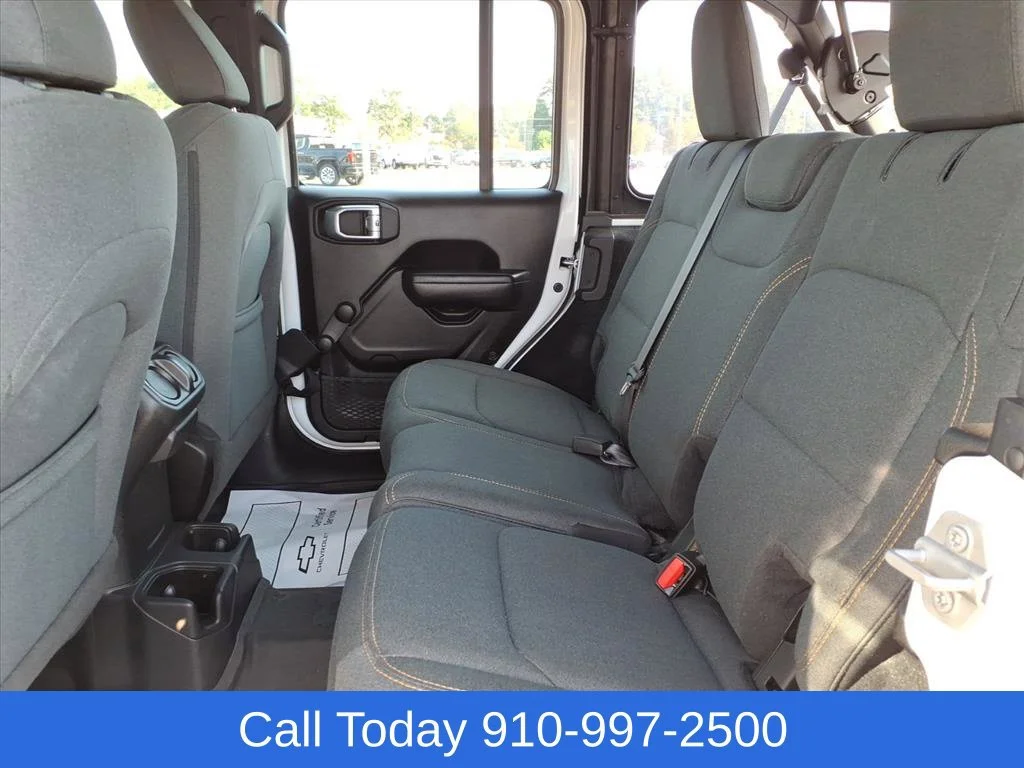Used 2024 White Jeep 4-Door Sport 4x4 image 21