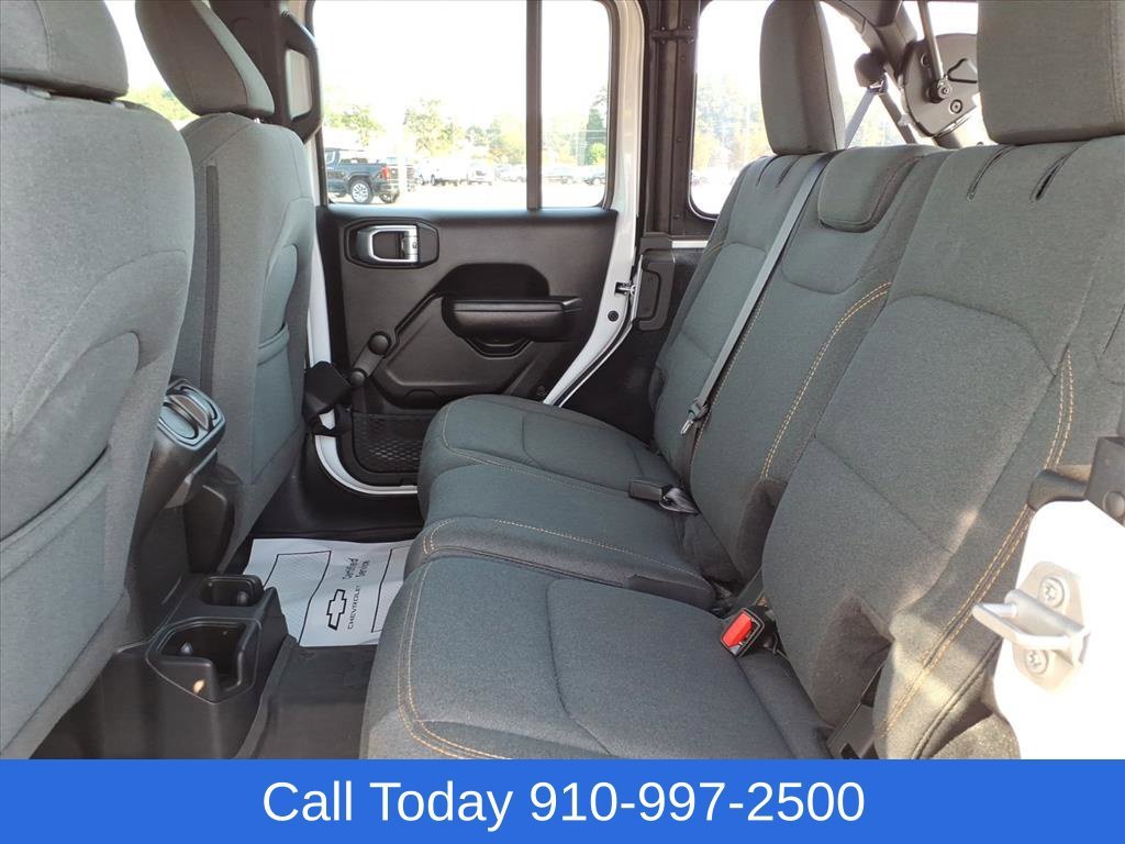 Used 2024 White Jeep 4-Door Sport 4x4 image 21