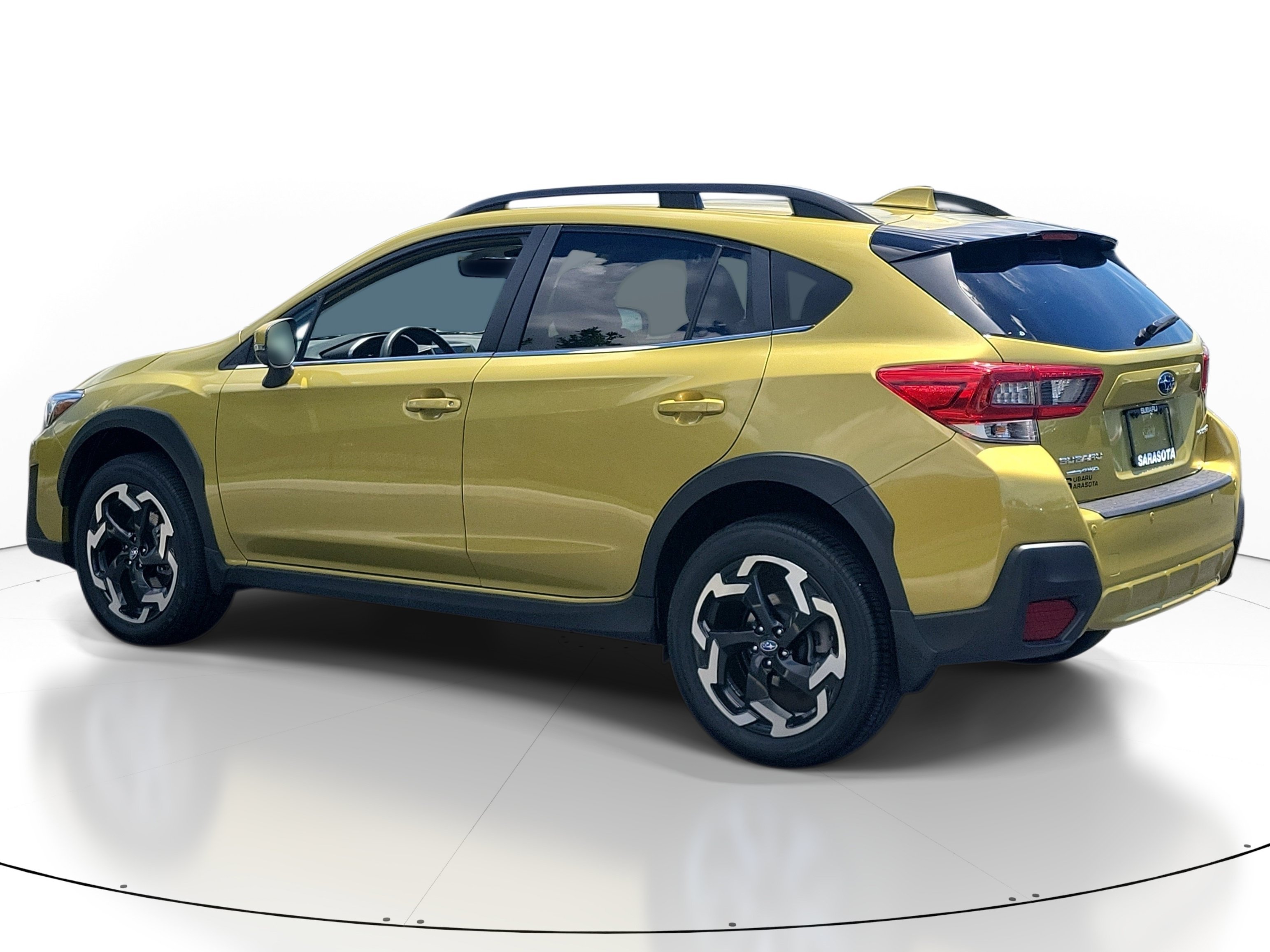 Used 2021 Plasma Yellow Pearl Subaru Limited image 3