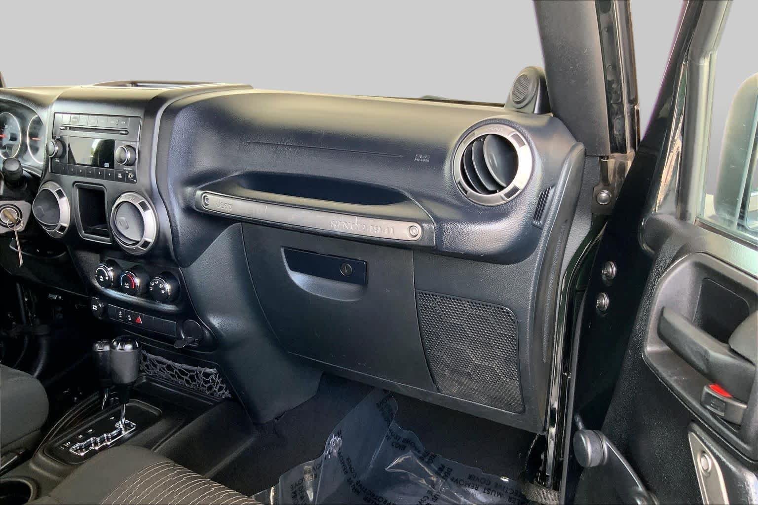 Used 2012 Black Forest Green Pearl Jeep Sport image 18